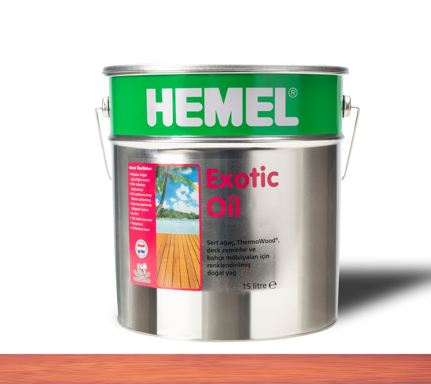 Deck Yağı Hemel Exotic Oil Hazelnut Egzotik Ahşap Yağı