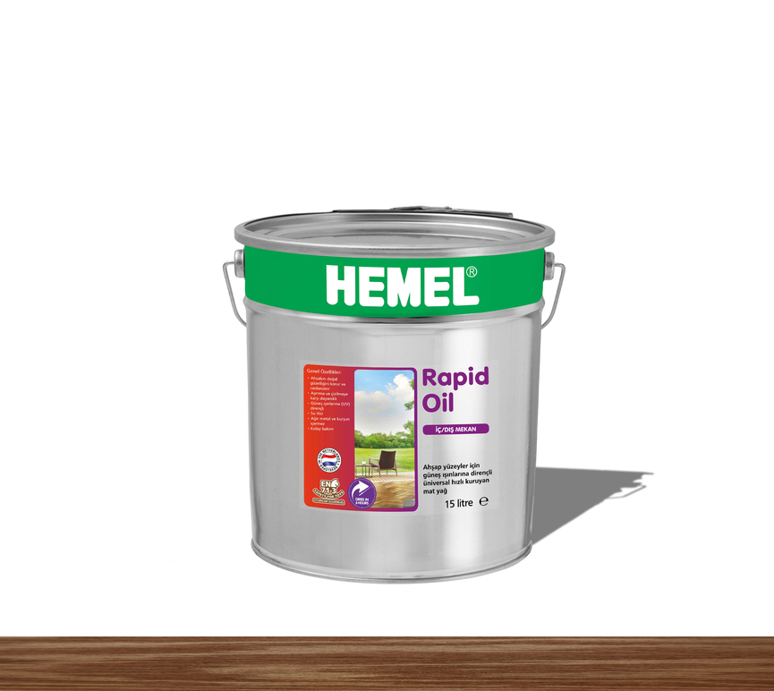 Hemel Rapid Oil - Teak - Hızlı Kuruyan Yağ