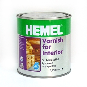 Hemel Varnish For Interior - İç Mekan Son Kat Cila/Vernik