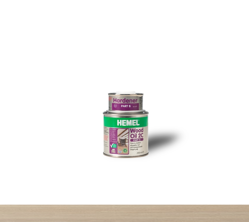 Hemel Wood Oil Chalk White - Renkli Parke & Mobilya Yağı