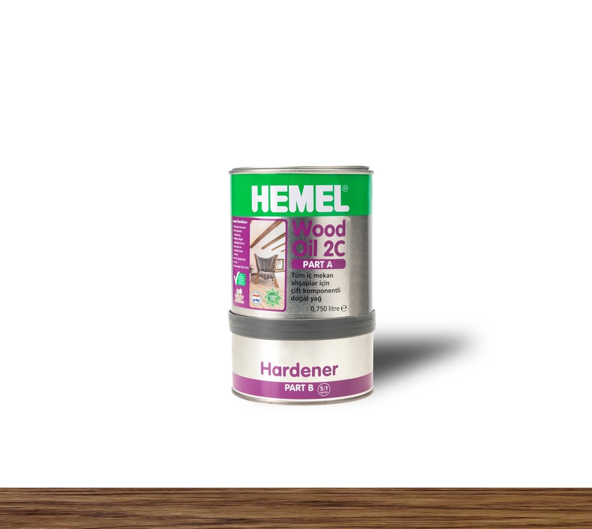 Hemel Wood Oil 2C Dark Oak - Ahşap Yağı