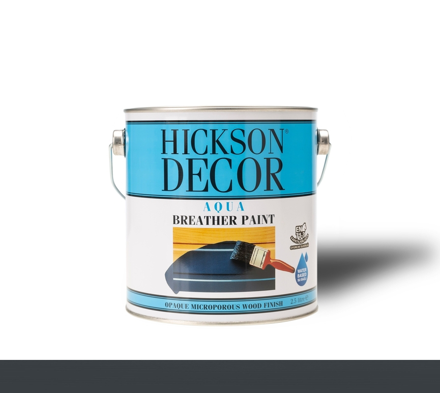 Wood Paints Hickson Decor Aqua Breather Paint Anthracite Grey