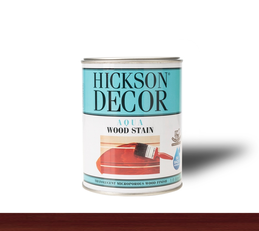 Hickson Decor Ultra Aqua Wood Stain Akajou - Renkli Ahşap Vernik