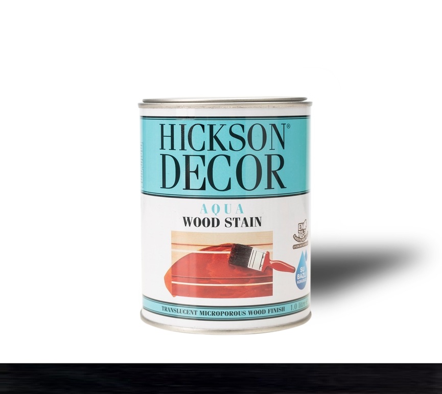 Hickson Decor Ultra Aqua Wood Stain Ebon - Renkli Ahşap Vernik
