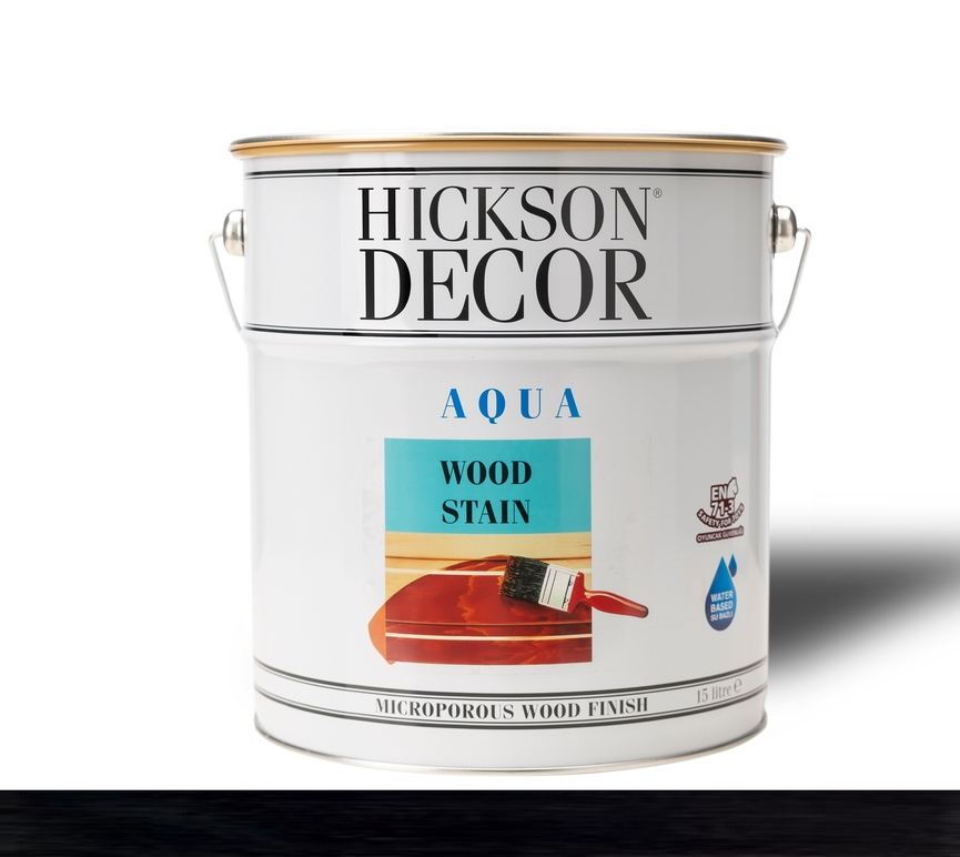 Hickson Decor Ultra Aqua Wood Stain Ebon