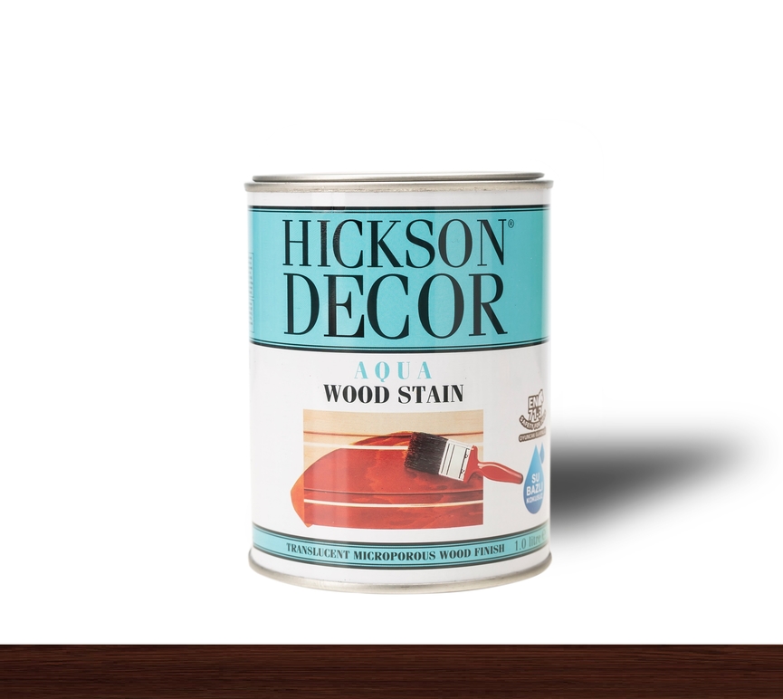 Hickson Decor Ultra Aqua Wood Stain Mahog - Renkli Ahşap Vernik