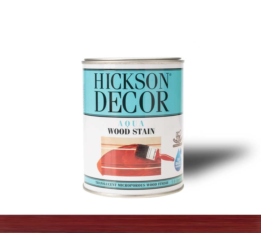 Hickson Decor Ultra Aqua Wood Stain Rosewood - Renkli Ahşap Vernik