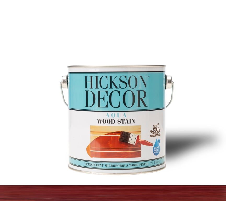 Hickson Decor Ultra Aqua Wood Stain Rosewood - Renkli Ahşap Vernik