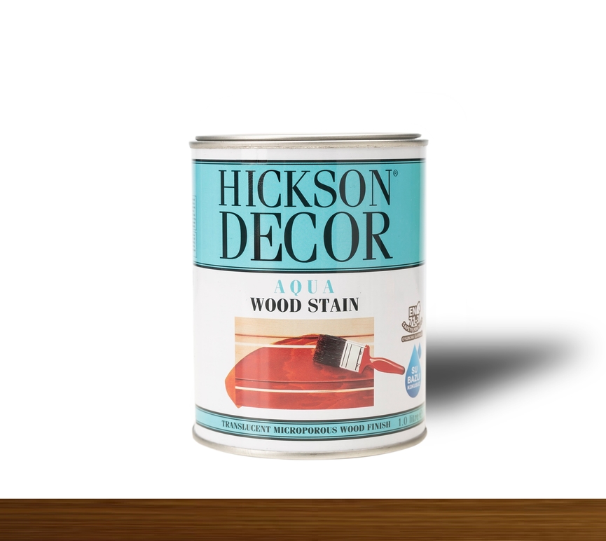 Hickson Decor Ultra Aqua Wood Stain Tanatone Brown - Renkli Ahşap Vernik