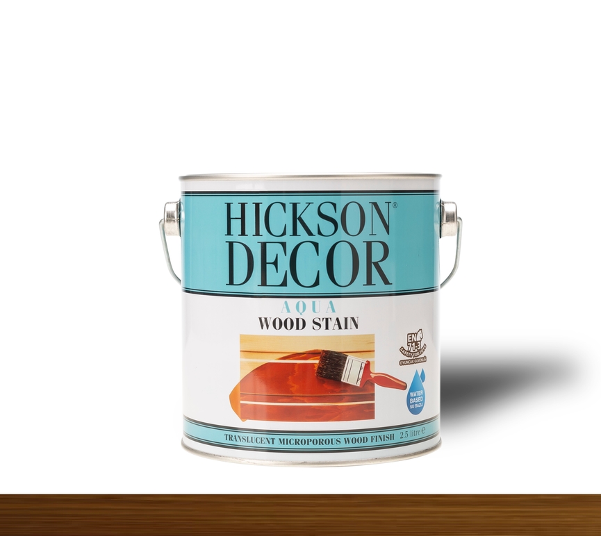 Hickson Decor Ultra Aqua Wood Stain Tanatone Brown - Renkli Ahşap Vernik