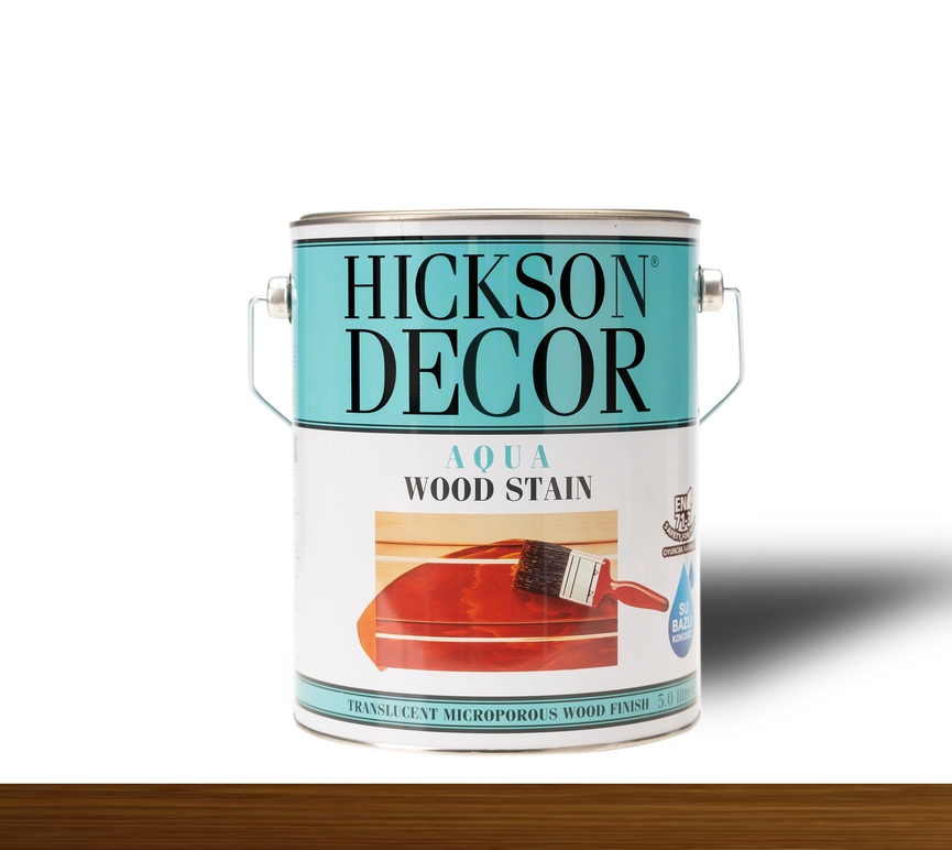 Hickson Decor Ultra Aqua Wood Stain Tanatone Brown - Renkli Ahşap Vernik