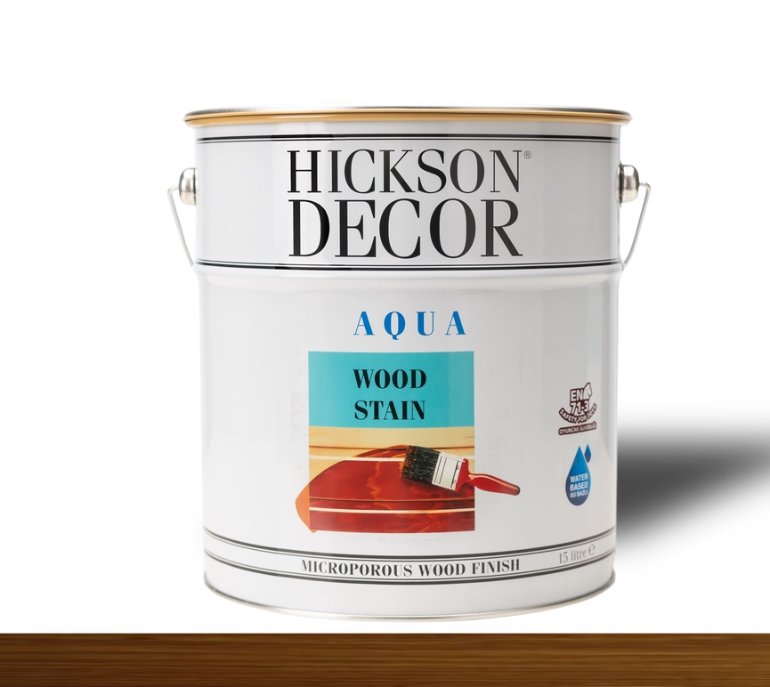 Hickson Decor Ultra Aqua Wood Stain Tanatone Brown - Renkli Ahşap Vernik