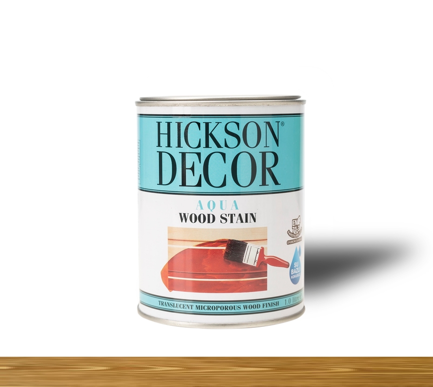 Hickson Decor Ultra Aqua Wood Stain Walnut - Renkli Ahşap Vernik