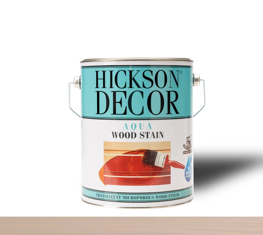 Hickson Decor Ultra Aqua Wood Stain Warm Grey - Renkli Ahşap Vernik